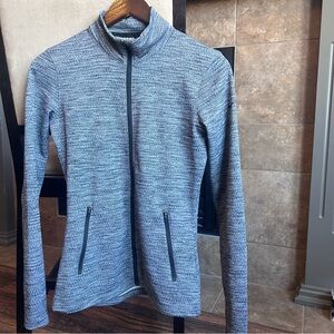 Nike Golf Dri Fit Ladies Full Zip Lightweight Grey Jacket. Size Small